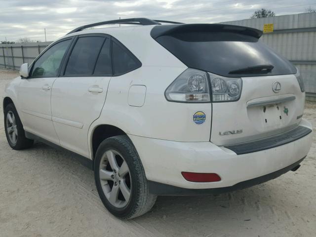 JTJGA31U450052055 - 2005 LEXUS RX 330 WHITE photo 3