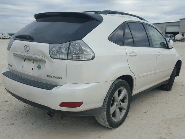 JTJGA31U450052055 - 2005 LEXUS RX 330 WHITE photo 4