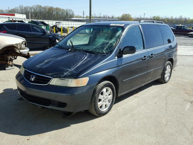 5FNRL18994B005180 - 2004 HONDA ODYSSEY EX GREEN photo 2