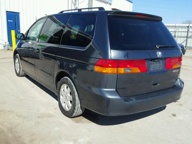 5FNRL18994B005180 - 2004 HONDA ODYSSEY EX GREEN photo 3