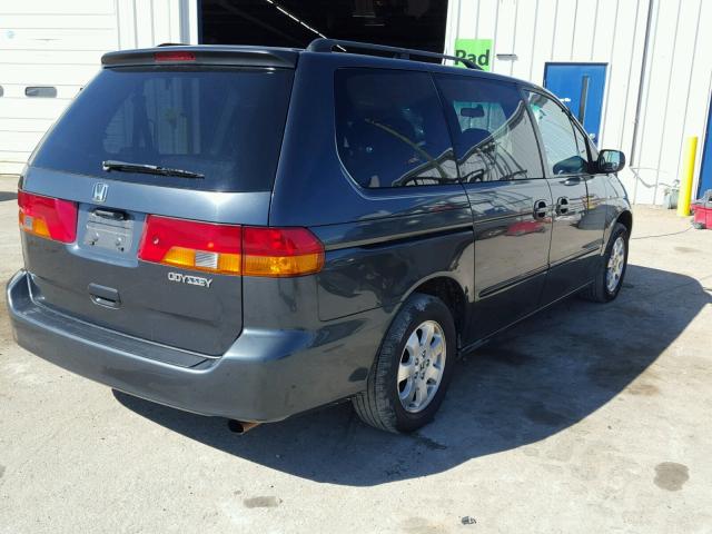 5FNRL18994B005180 - 2004 HONDA ODYSSEY EX GREEN photo 4