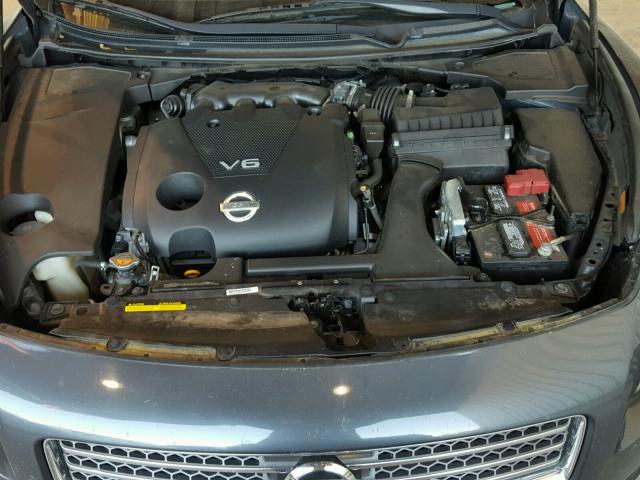 1N4AA5AP8AC871101 - 2010 NISSAN MAXIMA S GRAY photo 7