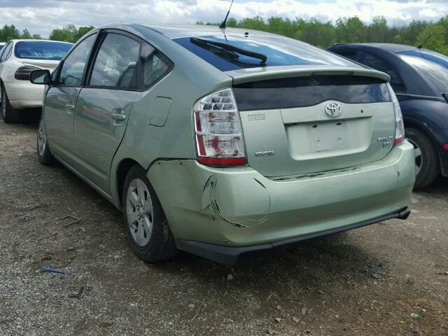 JTDKB20U767523713 - 2006 TOYOTA PRIUS GREEN photo 3