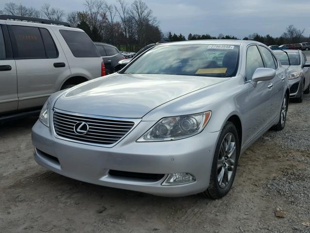 JTHBL46FX85059590 - 2008 LEXUS LS 460 SILVER photo 2