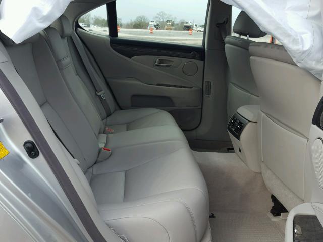 JTHBL46FX85059590 - 2008 LEXUS LS 460 SILVER photo 6