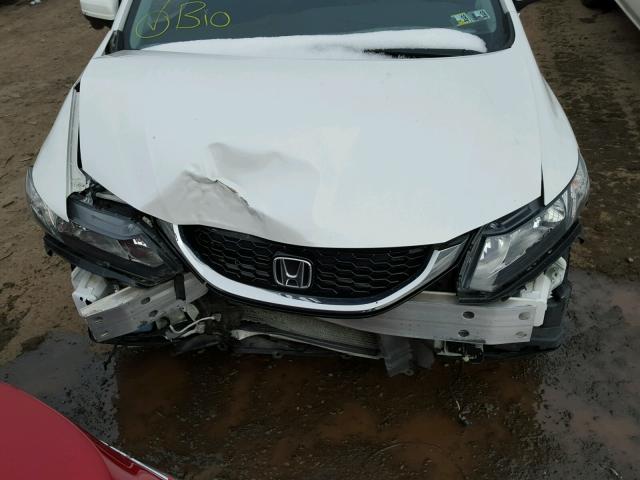 19XFB2F92EE203086 - 2014 HONDA CIVIC EXL 白色 照片 7
