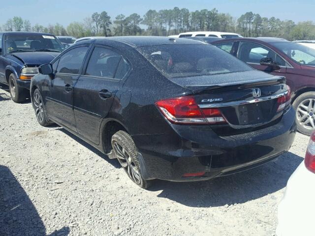 2HGFB2F93FH522455 - 2015 HONDA CIVIC EXL 黑色 照片 3