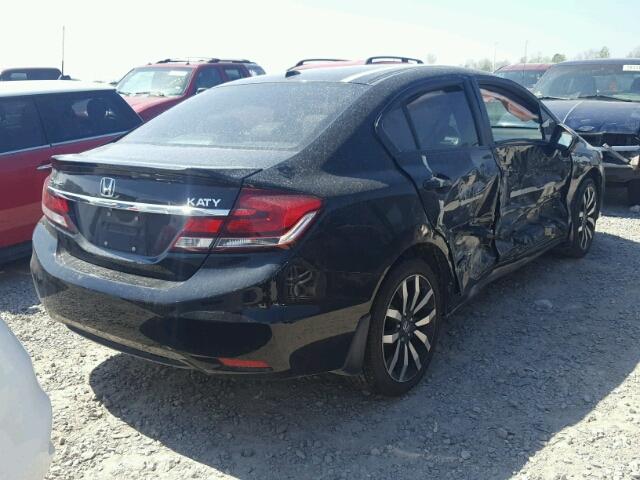 2HGFB2F93FH522455 - 2015 HONDA CIVIC EXL BLACK photo 4