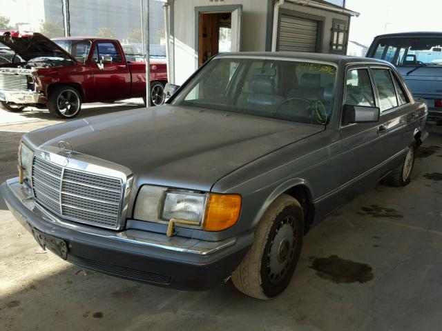 WDBCA35E4KA450696 - 1989 MERCEDES-BENZ 420 SEL GRAY photo 2