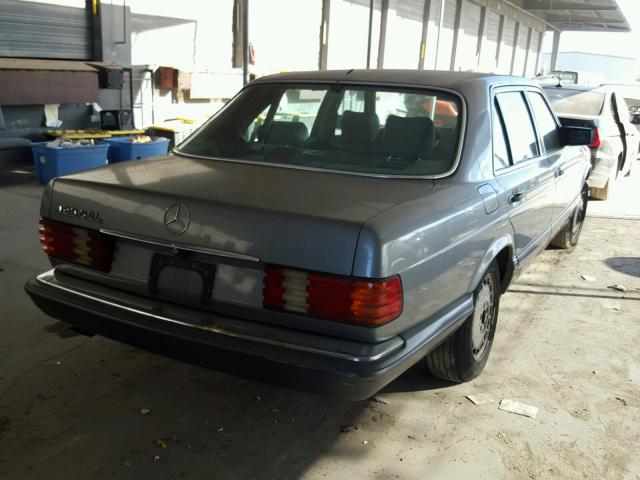 WDBCA35E4KA450696 - 1989 MERCEDES-BENZ 420 SEL GRAY photo 4