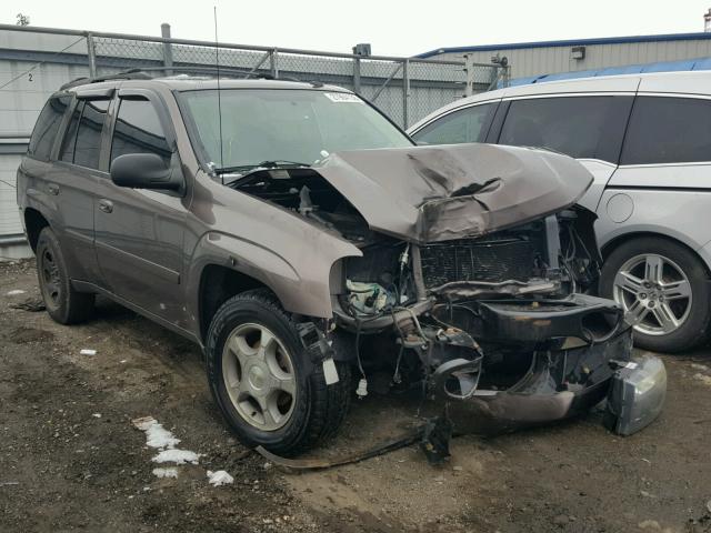 1GNDT13SX82214822 - 2008 CHEVROLET TRAILBLAZE GRAY photo 1