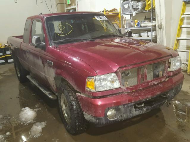 1FTLR4FE6APA74187 - 2010 FORD RANGER SUP BURGUNDY photo 1