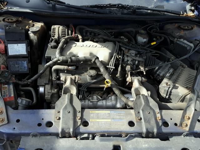 2G1WF52E259230451 - 2005 CHEVROLET IMPALA BLUE photo 7