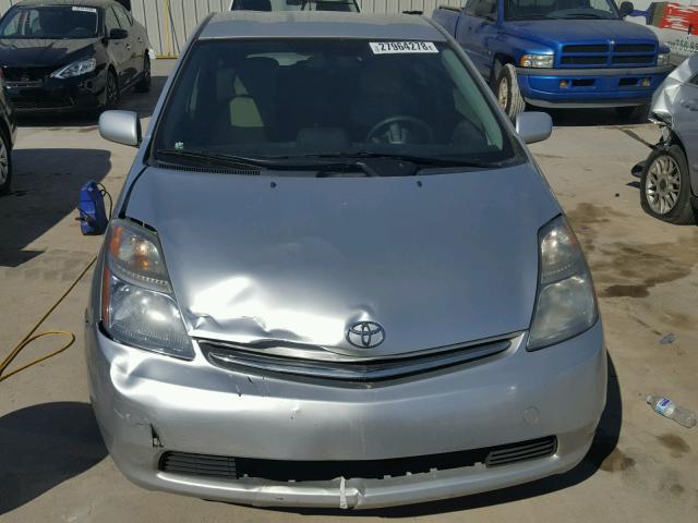 JTDKB20U877587163 - 2007 TOYOTA PRIUS SILVER photo 9