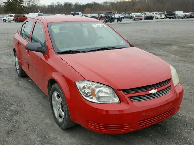 1G1AK55F177316199 - 2007 CHEVROLET COBALT LS RED photo 1