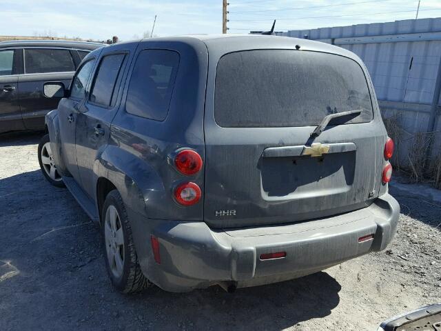 3GNDA13D18S599456 - 2008 CHEVROLET HHR LS GRAY photo 3