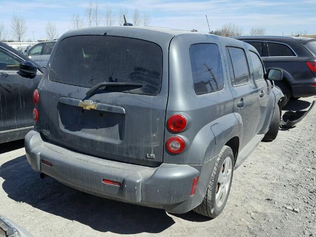 3GNDA13D18S599456 - 2008 CHEVROLET HHR LS GRAY photo 4