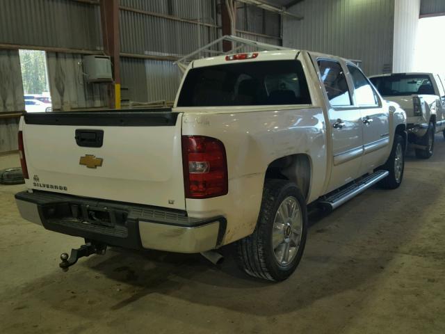 3GCPCSE05DG192382 - 2013 CHEVROLET SILVERADO WHITE photo 4