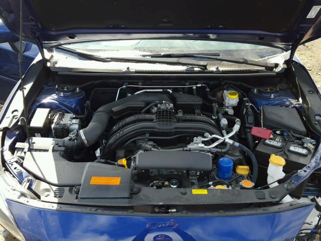 4S3GTAD67H3732226 - 2017 SUBARU IMPREZA PR BLUE photo 7