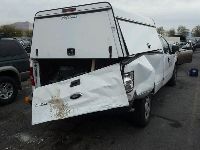 1FTRF12W06KC51224 - 2006 FORD F150 WHITE photo 4