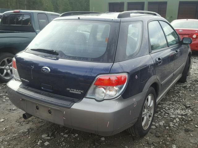 JF1GG68616H815958 - 2006 SUBARU IMPREZA OU BLUE photo 4