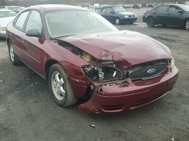 1FAHP53225A150112 - 2005 FORD TAURUS SE MAROON photo 1