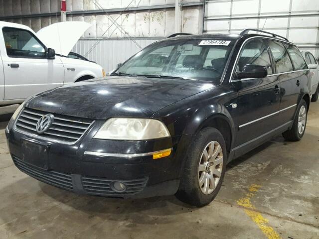 WVWVD63B23E178591 - 2003 VOLKSWAGEN PASSAT GLS BLACK photo 2