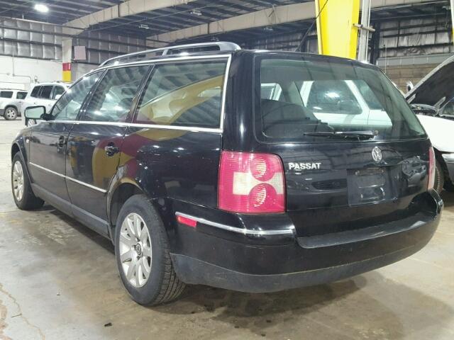 WVWVD63B23E178591 - 2003 VOLKSWAGEN PASSAT GLS BLACK photo 3