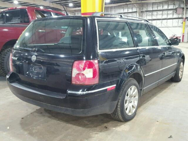 WVWVD63B23E178591 - 2003 VOLKSWAGEN PASSAT GLS BLACK photo 4