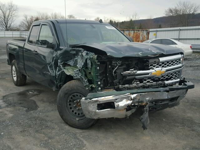 1GCVKREH4EZ317771 - 2014 CHEVROLET SILVERADO GREEN photo 1