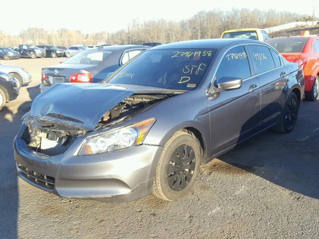 1HGCP2F3XCA098380 - 2012 HONDA ACCORD LX GRAY photo 2