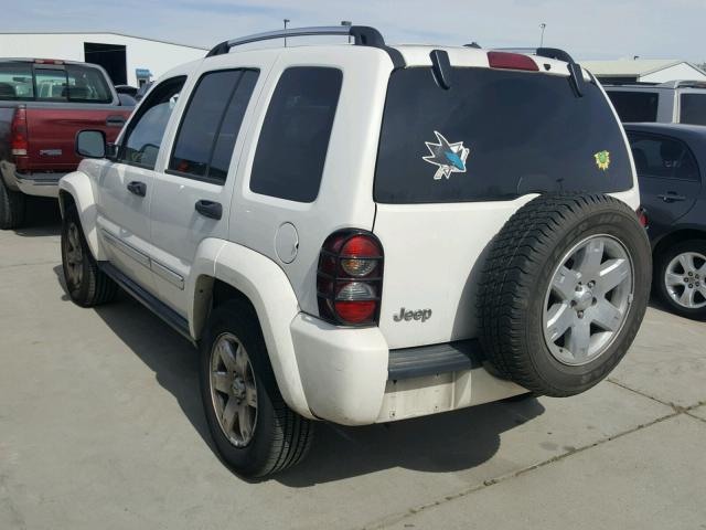 1J8GK58K86W259748 - 2006 JEEP LIBERTY LI WHITE photo 3