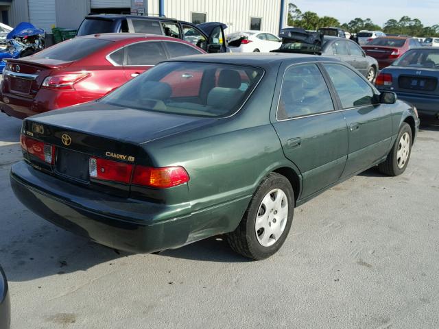 4T1BG22K41U823468 - 2001 TOYOTA CAMRY CE GREEN photo 4