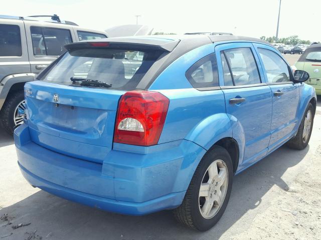 1B3HB28BX8D775085 - 2008 DODGE CALIBER BLUE photo 4