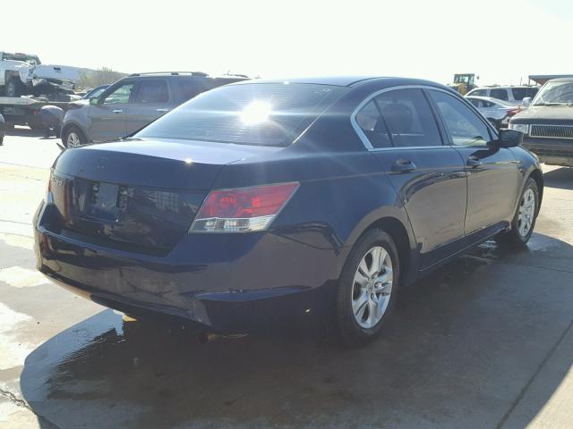 JHMCP26478C008264 - 2008 HONDA ACCORD LXP BLUE photo 4