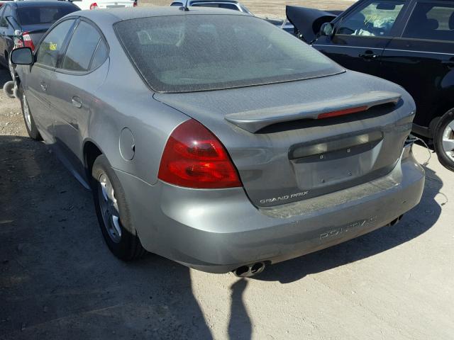 2G2WP552171170495 - 2007 PONTIAC GRAND PRIX GRAY photo 3