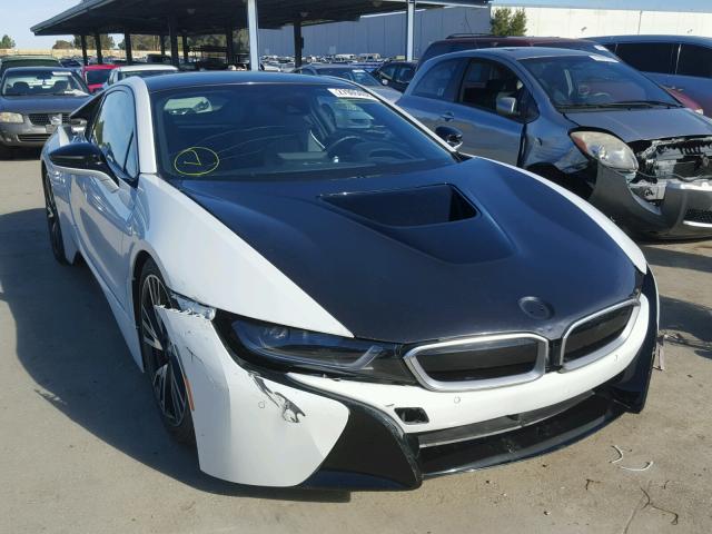 WBY2Z2C58FV392527 - 2015 BMW I8 WHITE photo 1