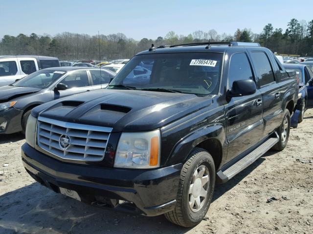 3GYEK63N03G106405 - 2003 CADILLAC ESCALADE E BLACK photo 2