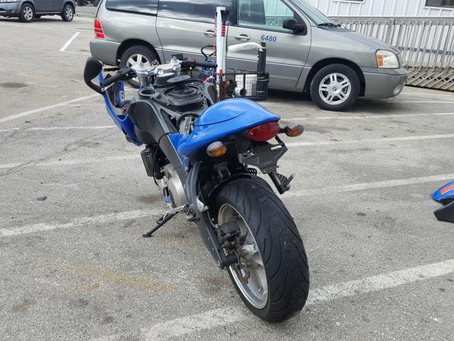 4MZAX14J543426002 - 2004 BUELL FIREBOLT X BLUE photo 3