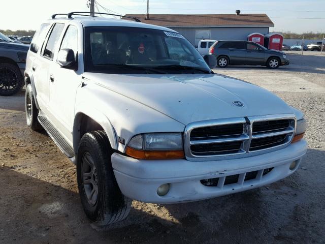 1D4HS48N93F565677 - 2003 DODGE DURANGO SL WHITE photo 1