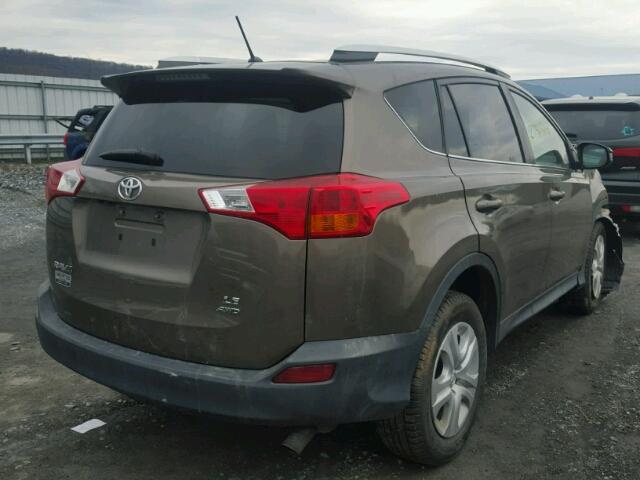 2T3BFREV4FW252788 - 2015 TOYOTA RAV4 LE BROWN photo 4