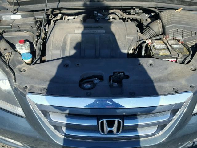 5FNRL38755B114361 - 2005 HONDA ODYSSEY EX GRAY photo 7