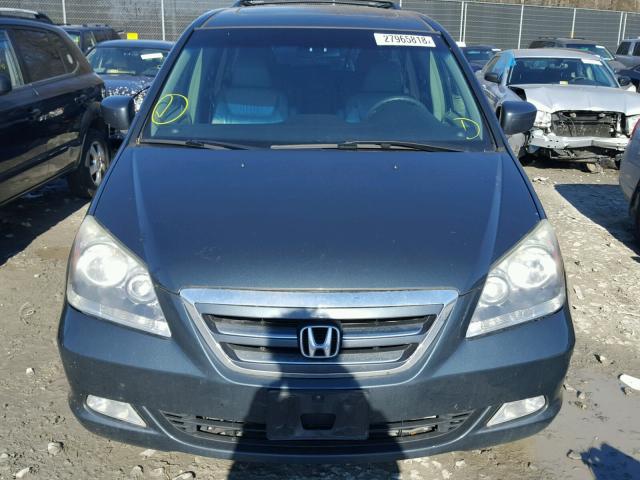 5FNRL38755B114361 - 2005 HONDA ODYSSEY EX GRAY photo 9