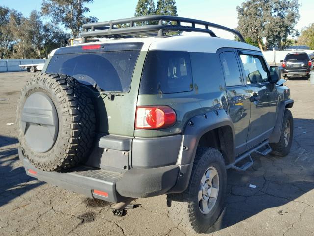 JTEBU4BF6AK097373 - 2010 TOYOTA FJ CRUISER GREEN photo 4