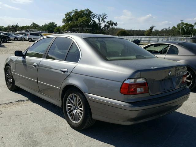 WBADT63433CK41593 - 2003 BMW 530 I AUTO GRAY photo 3