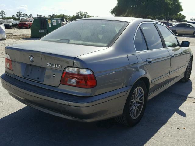 WBADT63433CK41593 - 2003 BMW 530 I AUTO GRAY photo 4