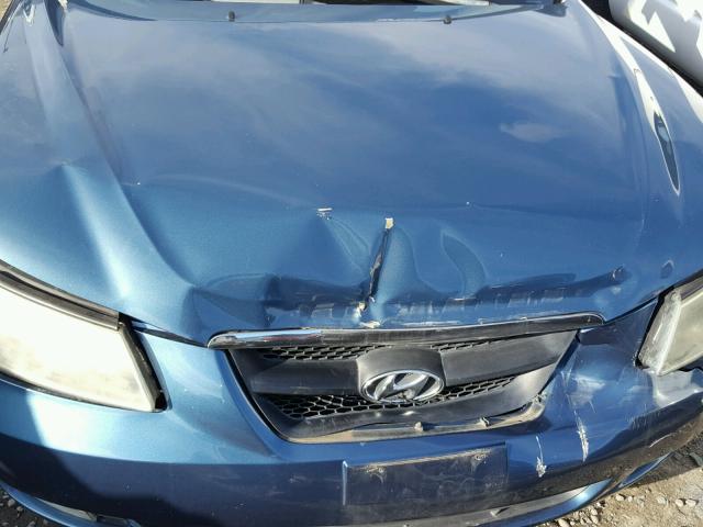 5NPEU46F66H012677 - 2006 HYUNDAI SONATA BLUE photo 7