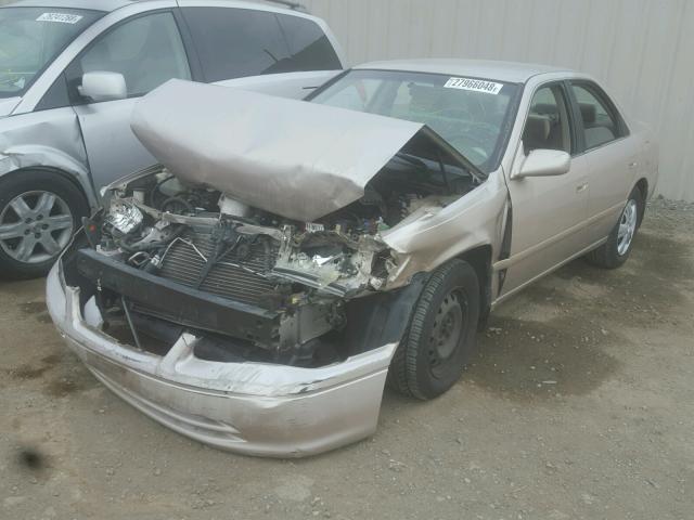 4T1BG22K91U807749 - 2001 TOYOTA CAMRY CE TAN photo 2