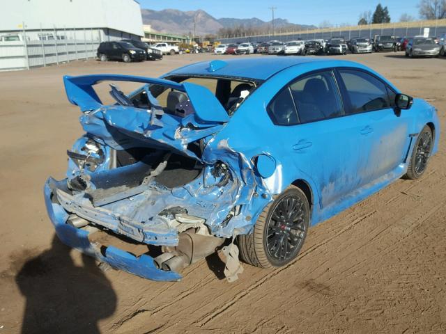 JF1VA2U60G9813864 - 2016 SUBARU WRX STI BLUE photo 4