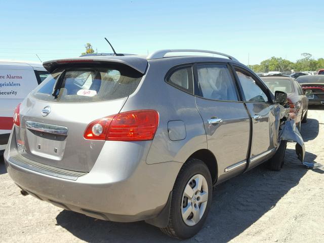 JN8AS5MT4EW614736 - 2014 NISSAN ROGUE SELE GRAY photo 4